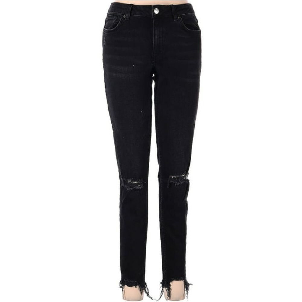Denim Co (2) black distressed jeans